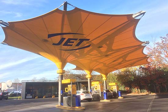 定制膜结构汽车篷